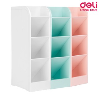 Deli 8933 Oblique Insert Pen Holder กล่องเก็บปากกาแบบสอด ชั้นใส่ปากกา 5 ชั้น อุปกรณ์เครื่องเขียน กล่องปากกา ที่ใส่ปากกา