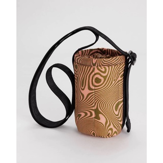 Puffy Water Bottle Sling - Trippy Swirl Salmon กระเป๋า สะพายข้าง ใส่ขวดน้ำ