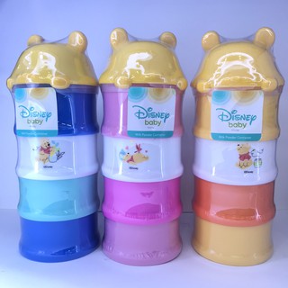 Disney baby คอนโดแบ่งนมหมีพู 4 ชั้น(1ชิ้น)เบบี้แคร์