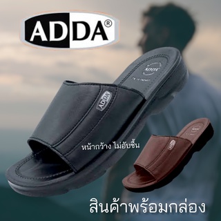 SIZE39-45 ADDA รองเท้าลำลอง รุ่น7C01-M1 สีดำ/สีน้ำตาล