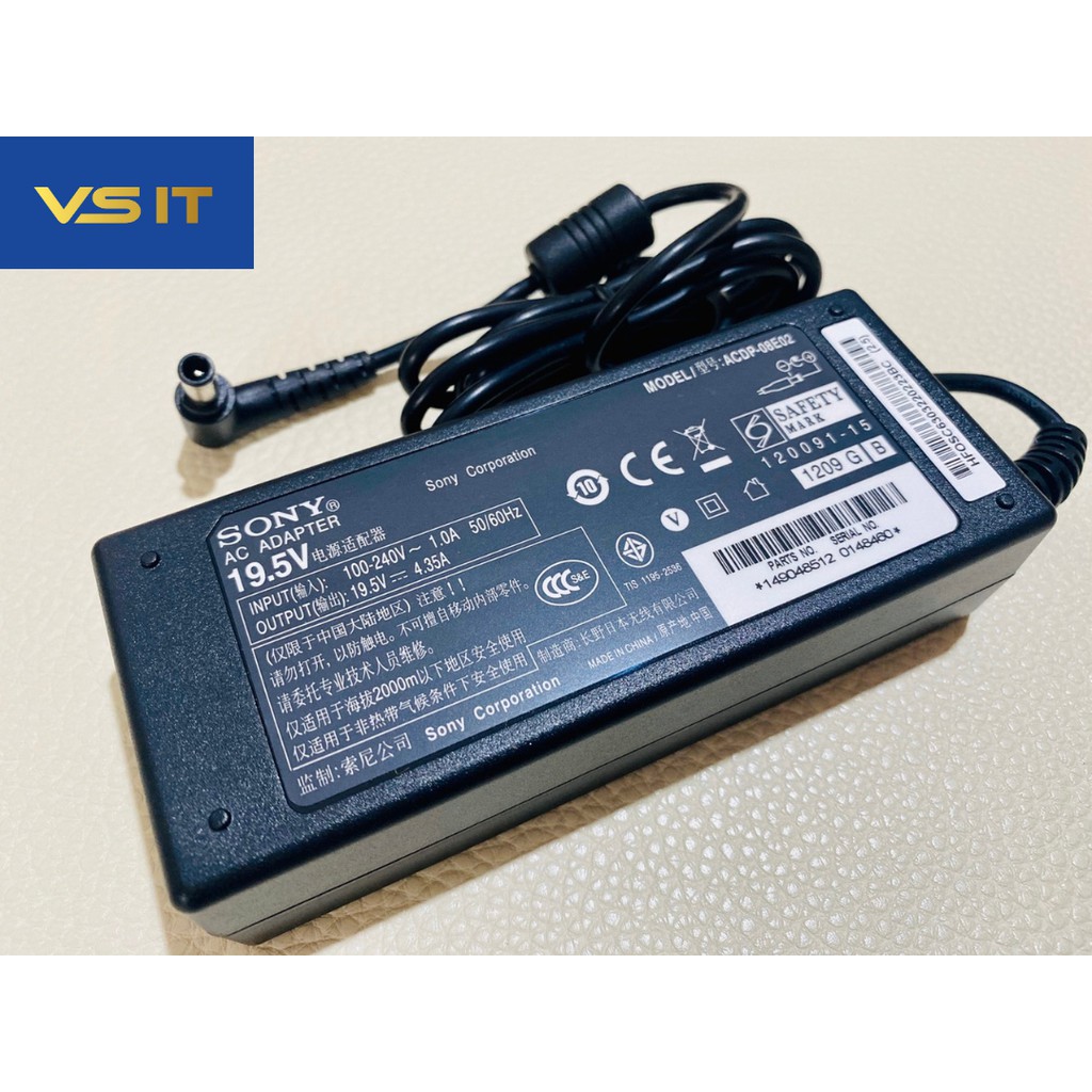 Adapter TV sony 19.5V 4.35A (6.5*4.4mm) ของแท้ แถมฟรี สายAC 1 เส้น