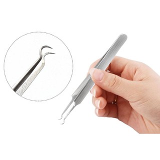 Trim acne tweezers Stainless ที่กดดึงสิวสแตนเลส