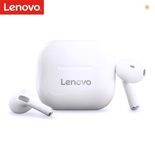 Lenovo LivePods LP40 หูฟังกึ่งอินเอียร์ BT 5.0 หูฟังไร้สาย True Wireless Earbuds พร้อมระบบควบคุมแบบสัมผัส แฮนด์ฟรี โทรได้ สเตอริโอ ตัดเสียงรบกวน กันน้ํา Binaural Desig