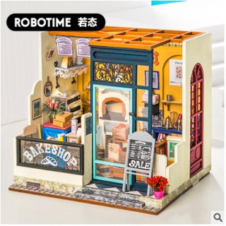 บ้านตุ๊กตาDIY : ROBOTIME : Ruotai diy hut DG143