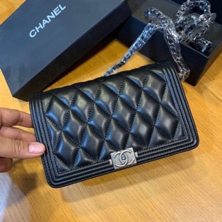 กระเป๋า chanel boy woc สะพายข้าง หนังแท้100%