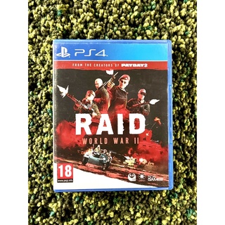 แผ่นเกม ps4 / Raid World War II