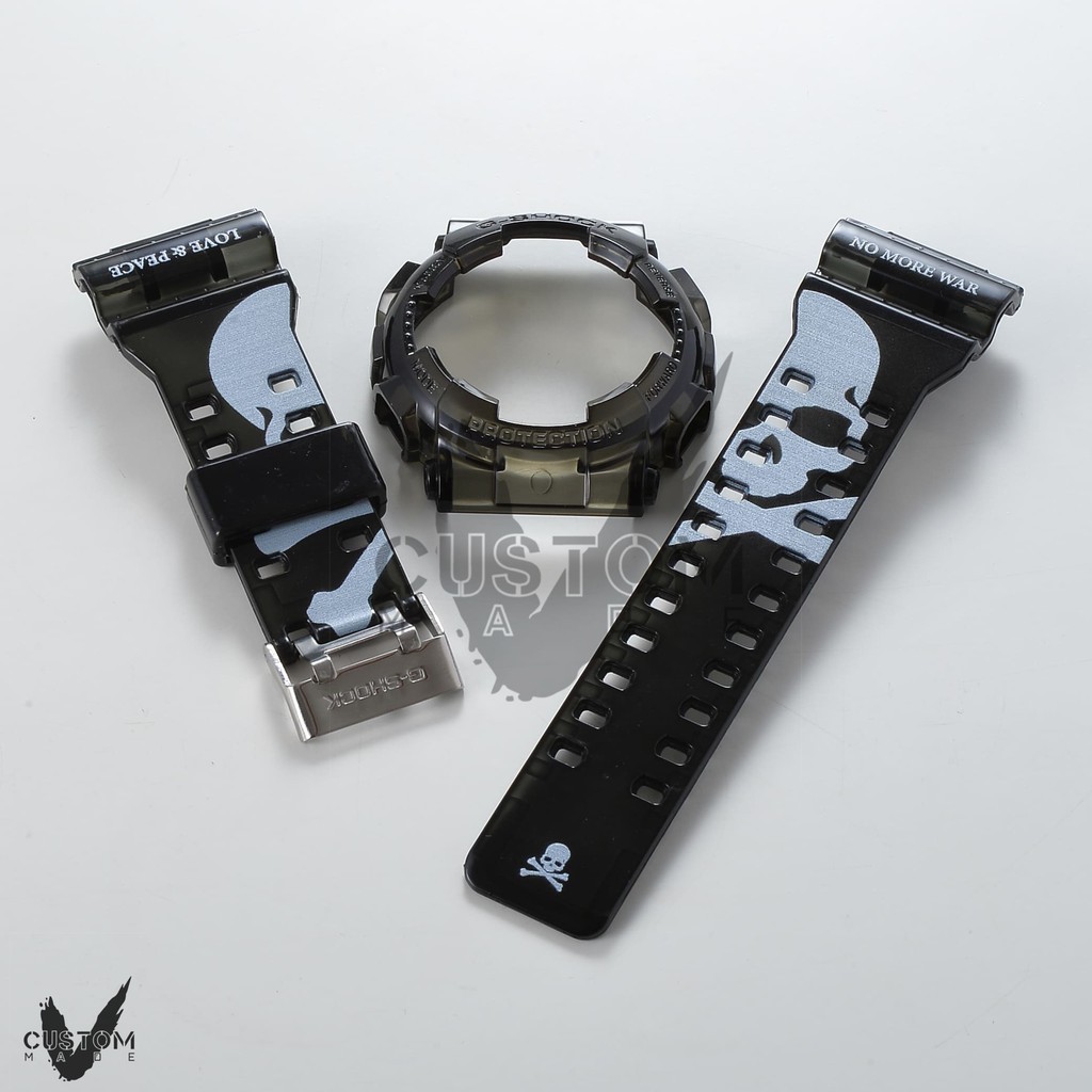 (Vcustom) GA / GD / GAX / GLX -100 ,110 , 120 CUSTOM PRINTING " MASTERMIND " BAND AND BEZEL WATCH ST