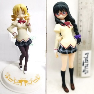 (แท้/มือ2/ไม่มีกล่อง) Banpresto Mami Tomoe,Homura Akemi DX Figure Vol 4. School Uniform, Puella Magi Madoka Magica มามิ