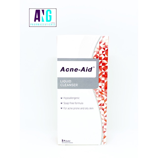 Acne-Aid Liquid Cleanser 100 ml (แดง)