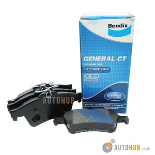 Bendix ผ้าดิสเบรคหลัง Mazda3 ,Focus 2005-on1.6,1.8,2.0 4D,5D เกรดGCT (DB1763GCT)