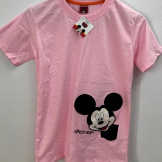 เสื้อยืดมิกกี้เมาส์คุณผู้หญิงงานปัก ใส่สบาย ใส่ได้ตลอด มาแล้ววว