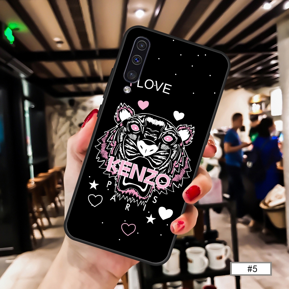 Kenzo เคสโทรศัพท์มือถือลายหัวเสือสําหรับ Samsung A10 A20 A30 A50 A7 A8