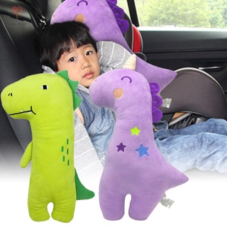 Car Seat Belt Cover Cartoon Unicorn / Dinosaur Safety Belt Strap Shoulder Pad Head Rest Nap Cushion for Adults Children