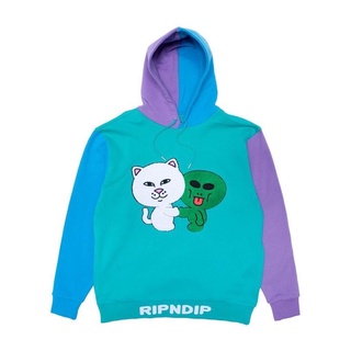 SLUM LTD - RIPNDIP Buddy System Color Block Hoody Multi