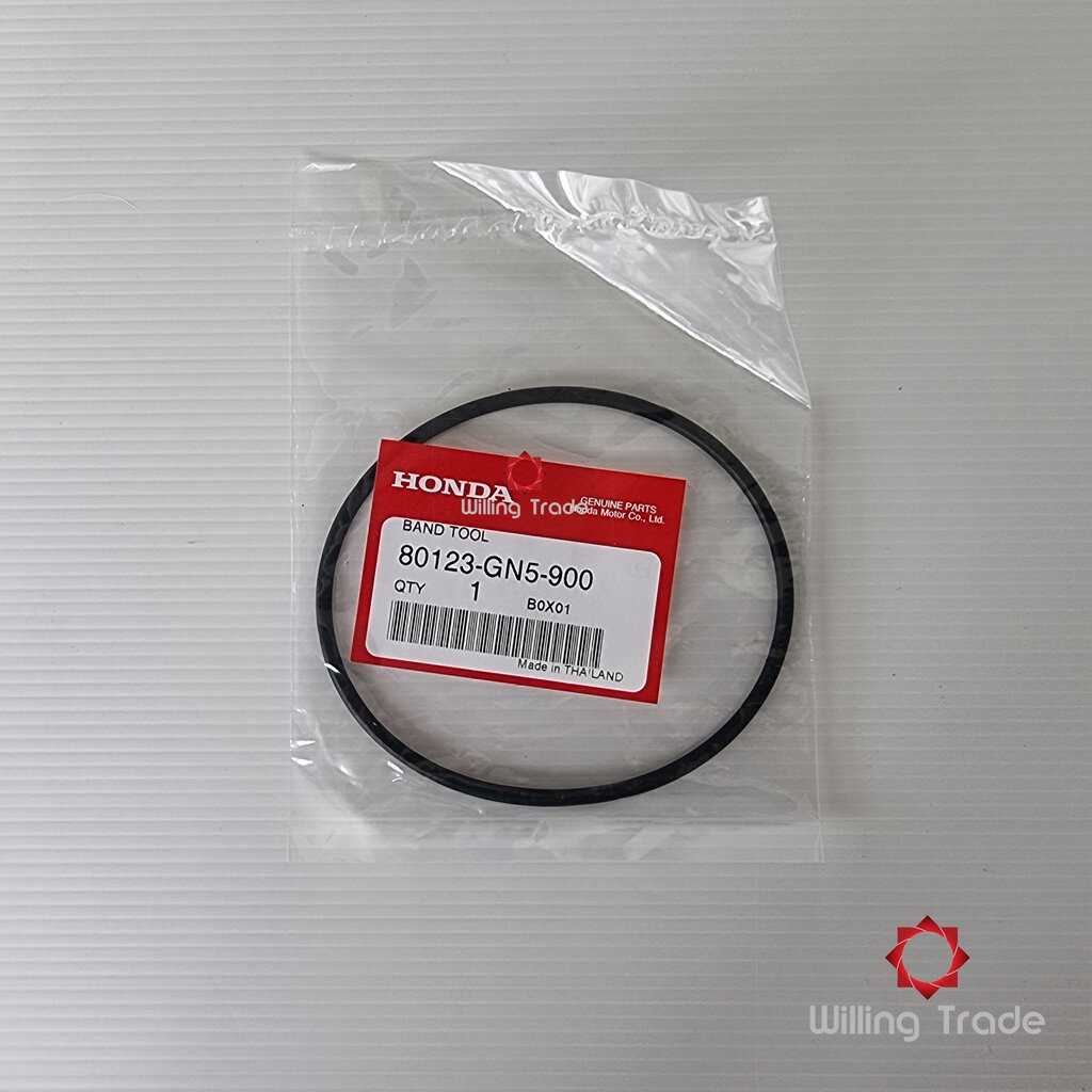 0196_HO. ยางรัดเครื่องมือ (A309) HONDA:(80123-GN5-900) ทั่วไป แท้ศูนย์ BAND TOOL