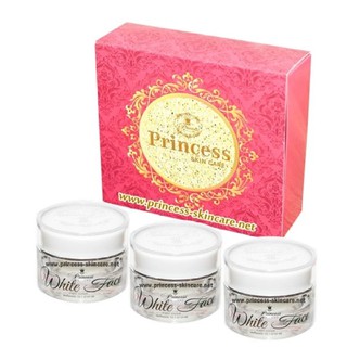 Princess Skin Care ครีมหน้าขาว White Face (3 กระปุก/ชุด)