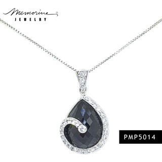 Memorine Jewelry จี้เงินแท้ 925 ฝัง Onyx : PMP5014