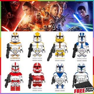 ของเล่นฟิกเกอร์ Star Wars Coruscant Guard Commander 501st Regiment Captain Rex ขนาดเล็ก ของขวัญ XH0300