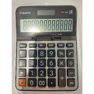 DX-120B สีเงิน (หน้ากากโลหะ) เครื่องคิดเลข Casio 12 หลัก ของแท้ ของใหม่ ประกันศูนย์