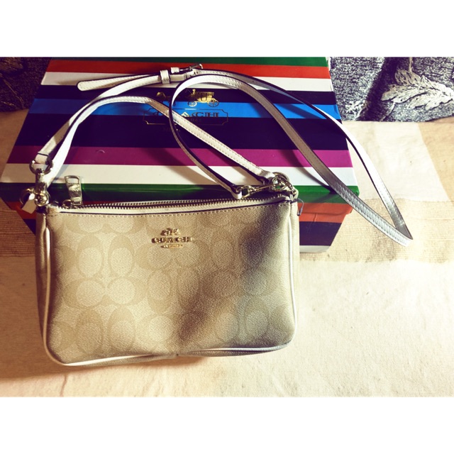 กระเป๋าCoach สีทอง รุ่นNS4674-F36674 อุปกรณ์ครบ