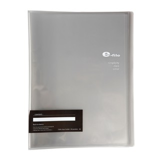 แฟ้มโชว์เอกสาร สีเทา อี-ไฟล์ 720A/Gray document file display E-file 720A