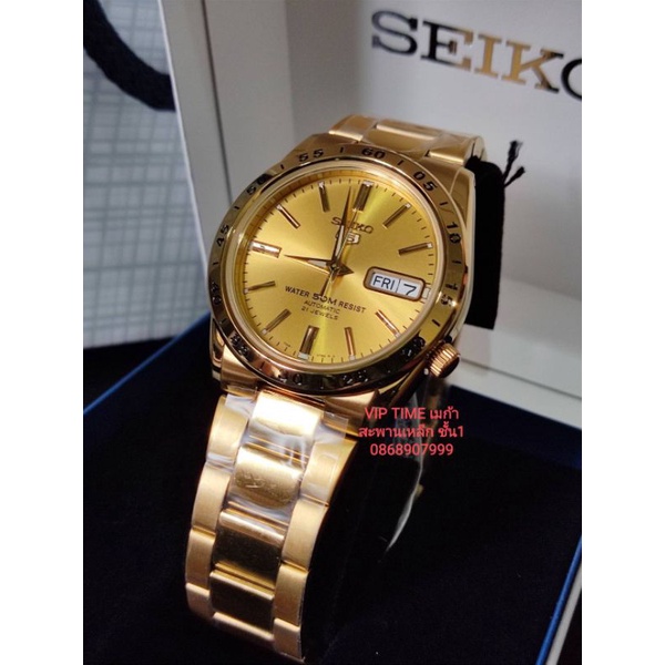 นาฬิกา SEIKO 5 AUTOMATIC เรือนทอง SNKE06K1  SNKE06K SNKE06