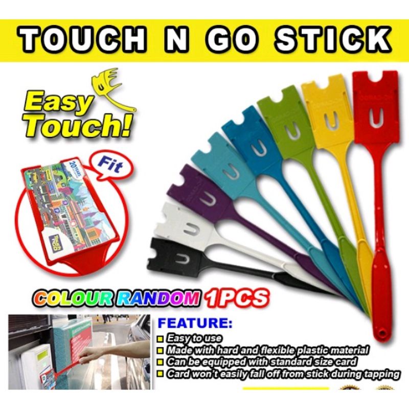 Touch N Go Card Holder Stick Easy TOUCH และ GO TOLL STICK