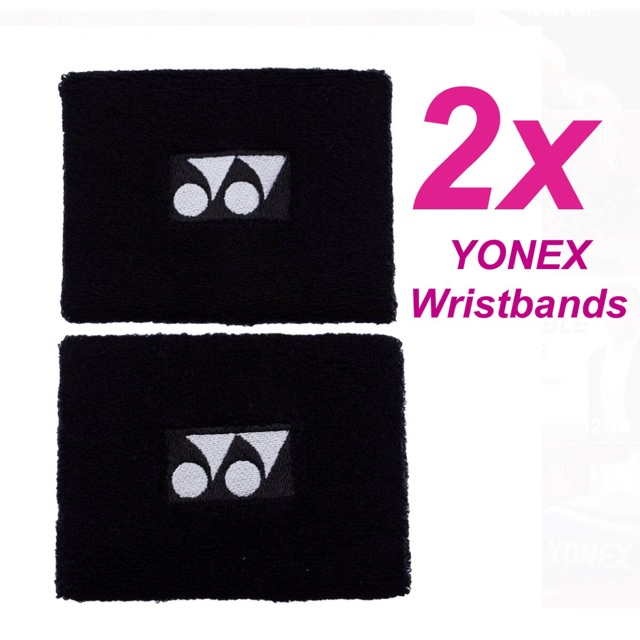 2x Yonex Wristbands for badminton, Tennis and Squash