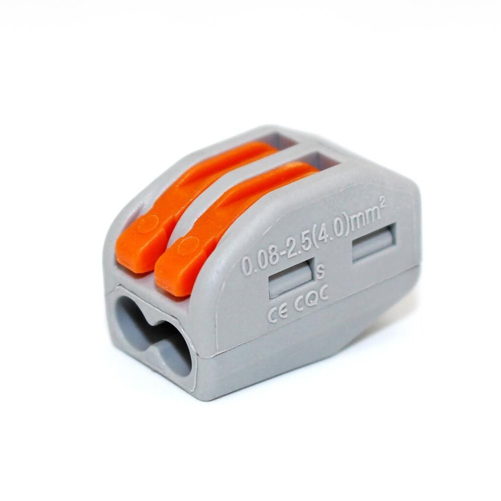 Terminal ต่อจั้มสายไฟแบบเร็ว 2 จุด Wire Connector Quick Terminal 0.75-4 Square Slitter PCT-212 – โปรปัง