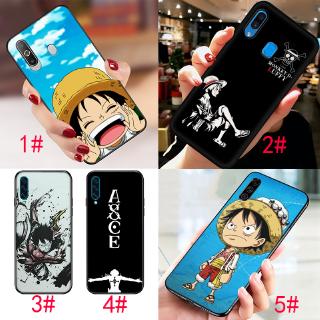 เคสโทรศัพท์พิมพ์ลายเคสโทรศัพท์มือถือลายการ์ตูน Luffy สําหรับ Samsung A 5 A 6 A 7 A 8 A 9 J 4 J 6 Plus Prime 2018