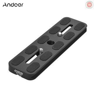 Andoer Pu - 140 140 140 มม. Quick Release Qr Plate ขาตั้งกล้องสามขาสําหรับ Arca Swiss Tripod Head