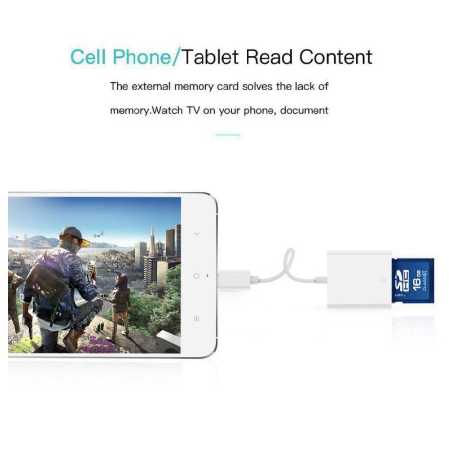 [ มีโค้ดลด❗] Type C to SD Card Reader USB-C to Micro SD Card Reader สายแปลง โอนถ่ายข้อมูล รูปภาพ for notebook Smartphone - รูปที่ 3