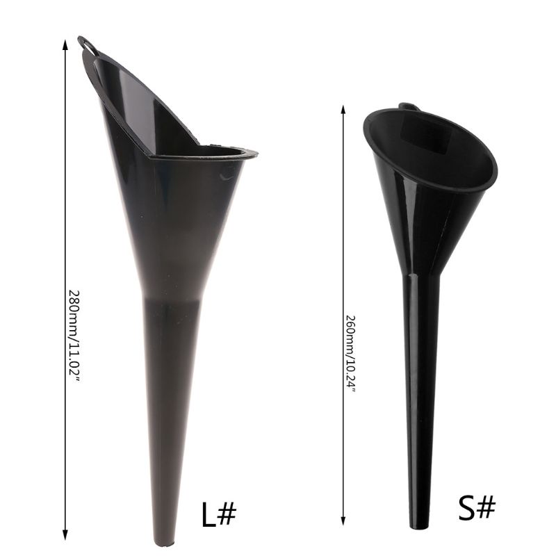 ROX Car Refueling Multi-Function Plastic Long Neck Oil Funnel for All Automotive Oil