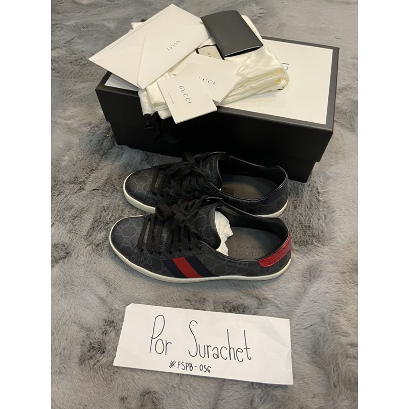 GUCCI ACE GG SUPREME Sneakers - Black