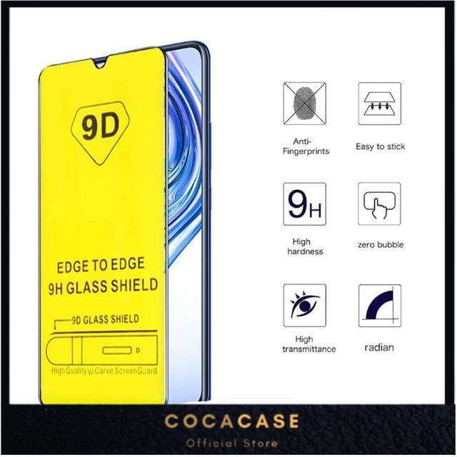 กระจกนิรภัยคลุมทั้งหมด 9D VIVO V11 Pro V11i vivo V7 V7+ Y91 กาวเต็ม 5D 9D ปกป้องหน้าจอ