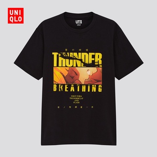 Uniqlo เสื้อยืดผู้ชาย (Ut) เสื้อยืดแขนสั้น (Demon Slayer Series)ยืด.สบาย.รัก