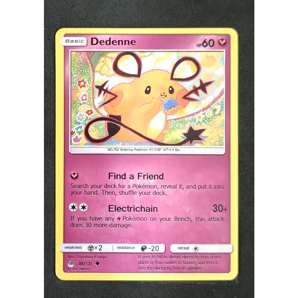 Dedenne Basic 88/131 เดเดนเนะ Pokemon Card (Normal) ภาษาอังกฤษ