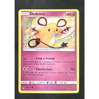 Dedenne Basic 88/131 เดเดนเนะ Pokemon Card (Normal) ภาษาอังกฤษ