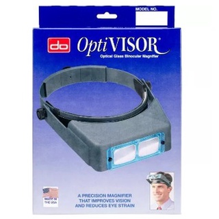 ของแท้พร้อมส่ง Opti VISOR แว่นขยายคาดศีรษะ ระยะโฟกัส 20 นิ้ว DA-2 (Made in USA)