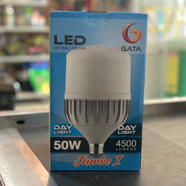 หลอดไฟ LED light bulb แสงขาว 50W GATA