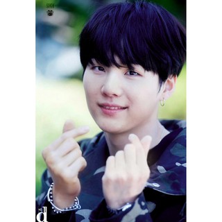 โปสเตอร์ รูปถ่าย บอยแบนด์ เกาหลี BTS 방탄소년단 Suga 민윤기 POSTER 24"x35" นิ้ว Korea Boy Band K-pop Hip Hop R&amp;B V4