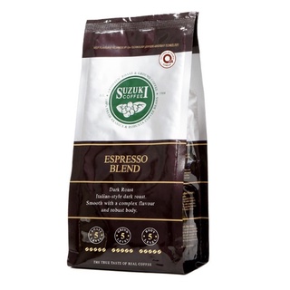 Suzuki Espresso Blend Italian Style Dark Roasted Ground Coffee 250g ซูซูกิ เอสเพรสโซ่ ชนิดบด 250 กรัม