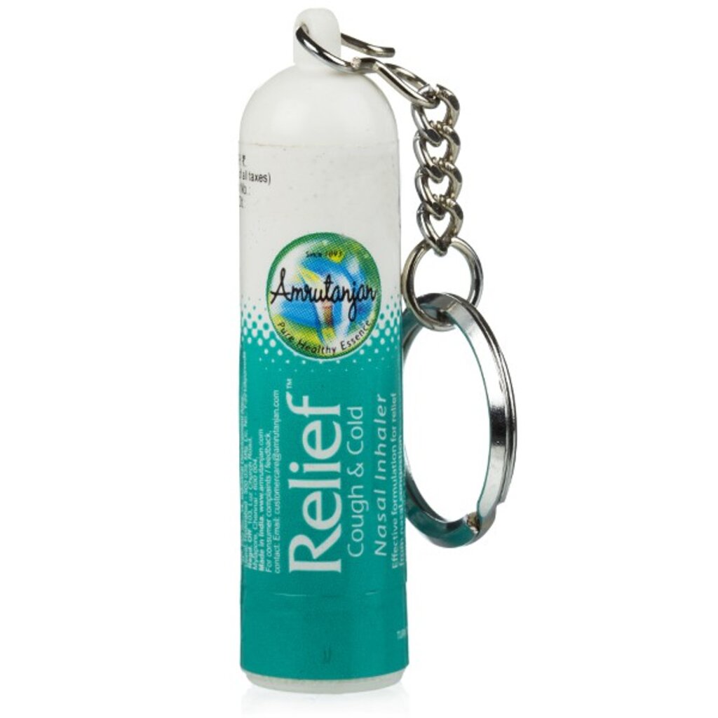 ยาดมอินเดีย วิคอินเดีย พกพาง่าย | Amrutanjan Relief Cough & Cold Nasal Inhaler