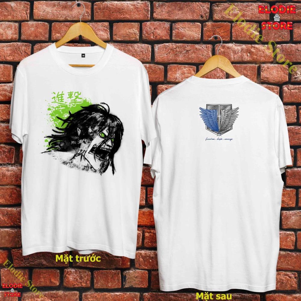 เสื้อยืด Eren Yeager - เสื้อยืด Attack on Titan นุ่ม - เท่ - EY-017