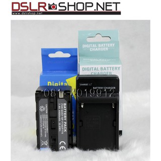 ชุดแบตเตอรี่ และที่ ชาร์จ For F750/F770 4400mAh เหมาะสำหรับ ไฟLED ทุกรุ่น