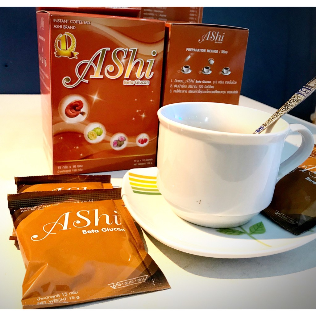ซื้อ  2กล่อง แถม   2 กล่อง  กาแฟเพื่อสุขภาพ AShi Beta Glucan
