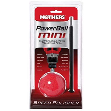 **พร้อมส่ง** อุปกรณ์หัวขัดล้อรถ ล้อแม็ก Mothers PowerBall Mini ใช้กับสว่านได้เลย ของแท้ ผลิตภัณฑ์ของ