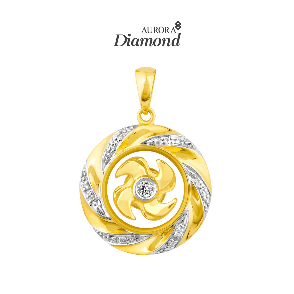 AURORA Diamond จี้กังหันเพชรแท้  Version. 6 DJWM006