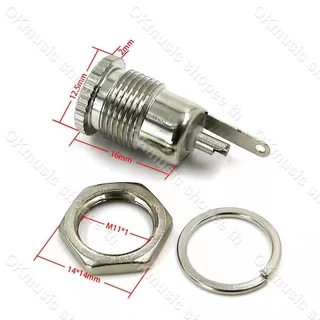 ซ็อกเก็ตแจ็ค DC099 ตัวเมียขนาด 5.5 *2.1mm DC-099 วัสดุโลหะแข็งแรงทนกระแสได้สูงราคาต่อ1ชิ้น