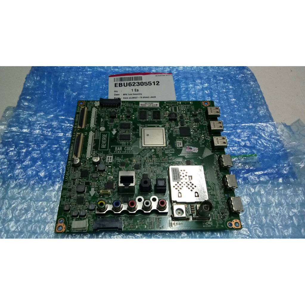 ใหม่ แท้ เบิกศูนย์ เมนบอร์ดแอลจี LG 42LB650 50LB650 55LB650 พาร์ท ebu62305512 (สังเกตุสายแพรไปจอด้วย
